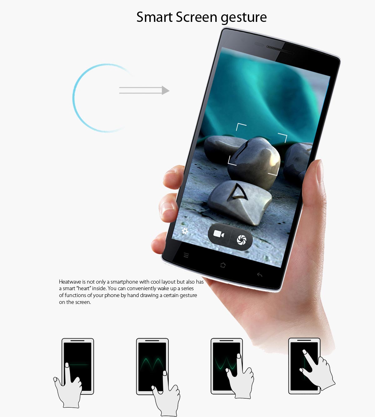 blackview heatwave with smart Экран gesture